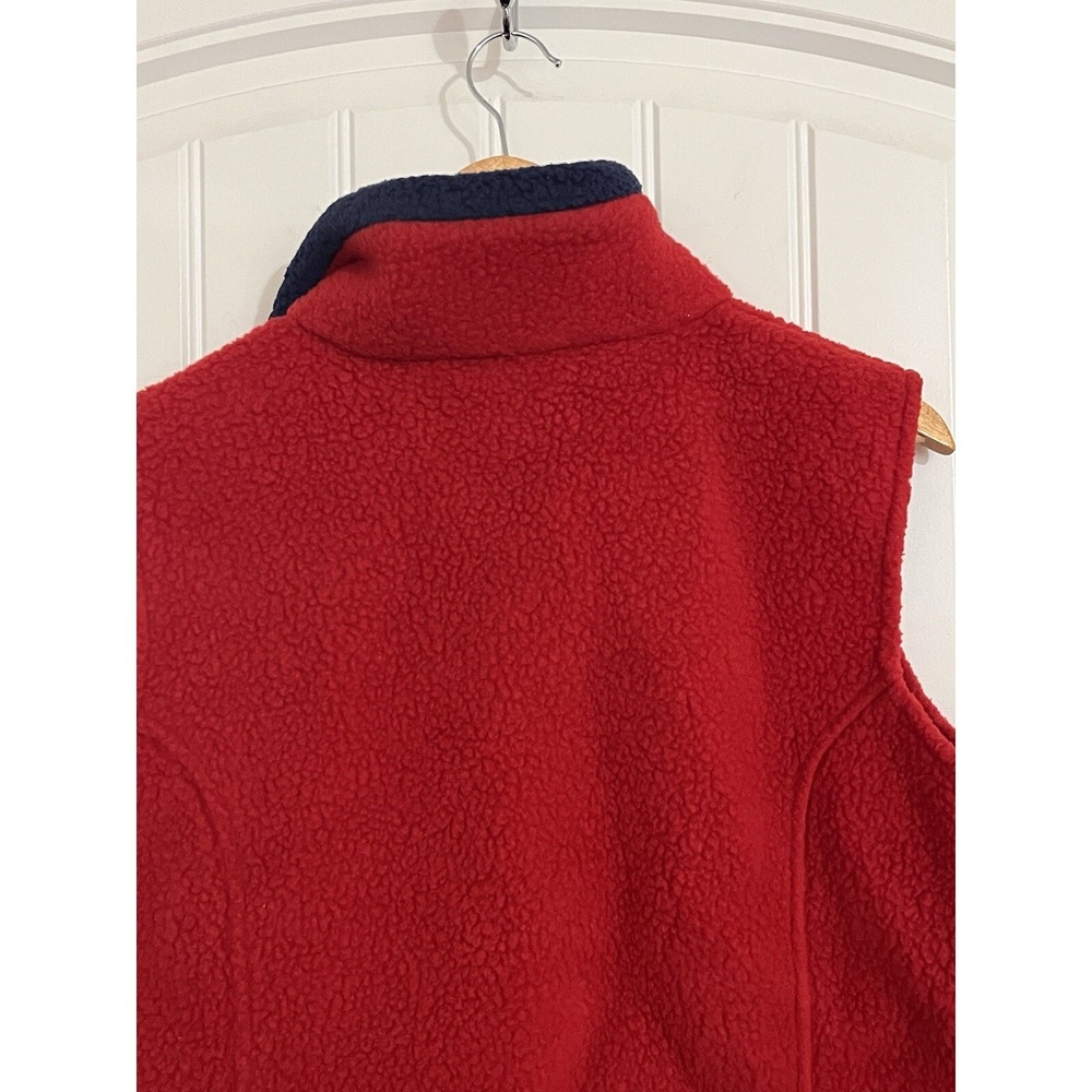 Cabelas Vest Womens ‎ Large L Sleeveless Sherpa Fleece Zip Outdoors Ladies AA - Picture 7 of 7